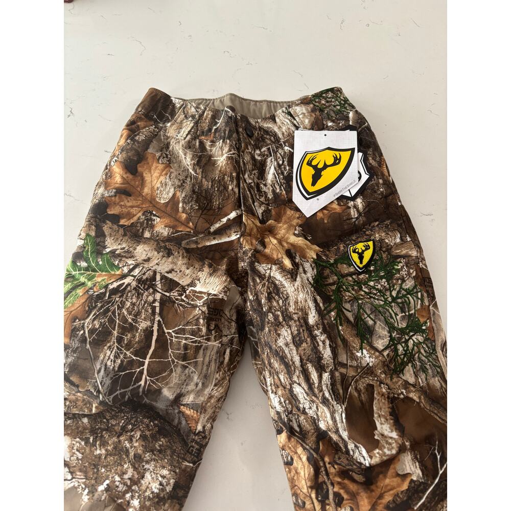 NWT Blocker Outdoors Shield Drencher Pants Sz M boys Realtree camouflage wtrprf - Picture 5 of 10